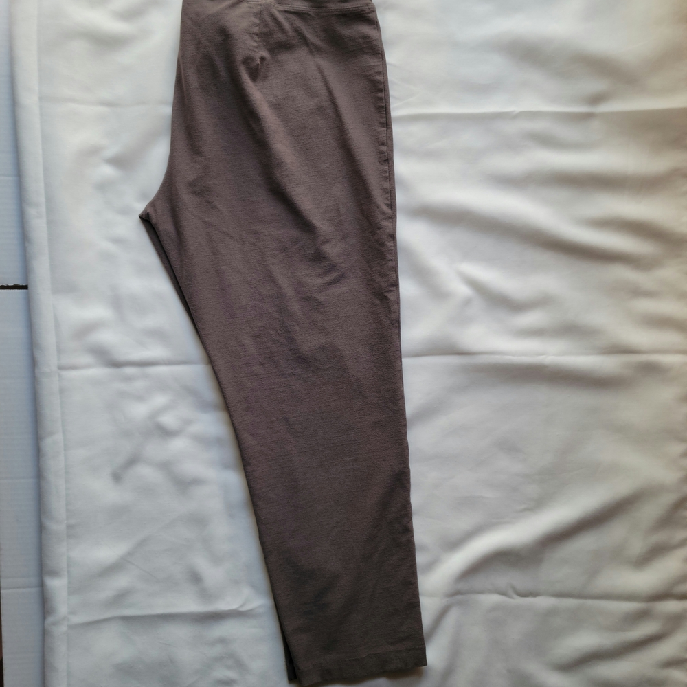 Eileen Fisher Taupe Women's Pants Stretchy - Picture 2 of 8